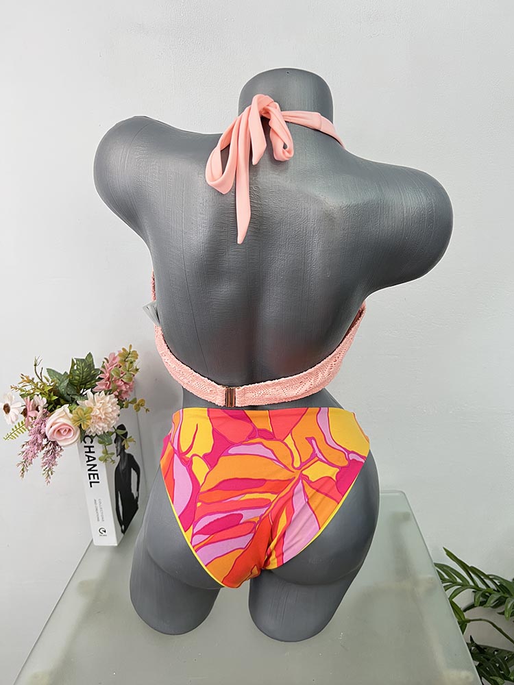 Costum de baie doua piese sutien push up sutien H&M 80C cam s-m - imagine 2