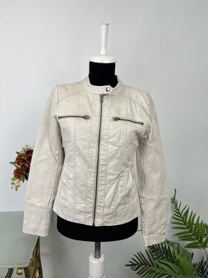 Geaca imitatie piele Gina 36