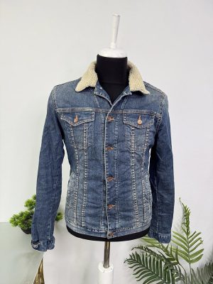 Geaca blug cu interior inblanit Zara L