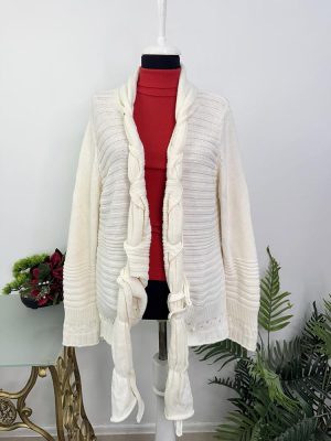 Cardigan tricotat deosebit Biba XL