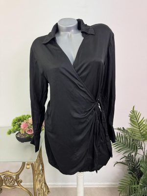 Rochie cu efect satinat H&M S