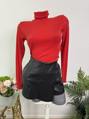 Pantaloni scurti imitatie piele Kiabi 36