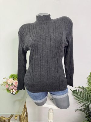 Bluza tricotata  cam S-m 100% lana
