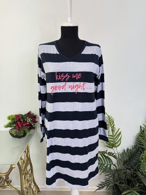 Camasa de noapte 80 % bu,mbac 20 % polyester By Louise M