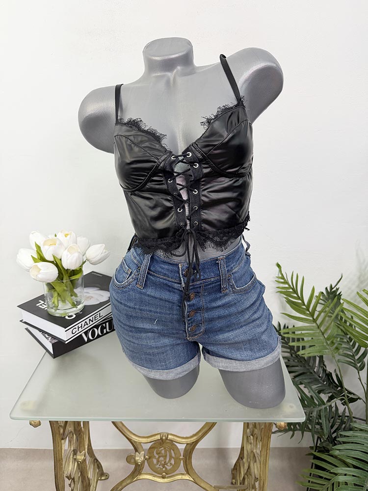 Cropp imitatie piele M