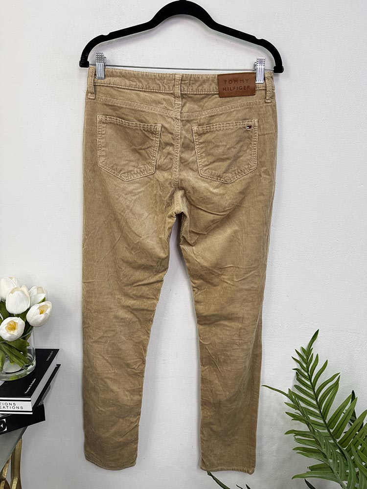 Pantaloni catifea Tommy Hilfiger 29 - imagine 2