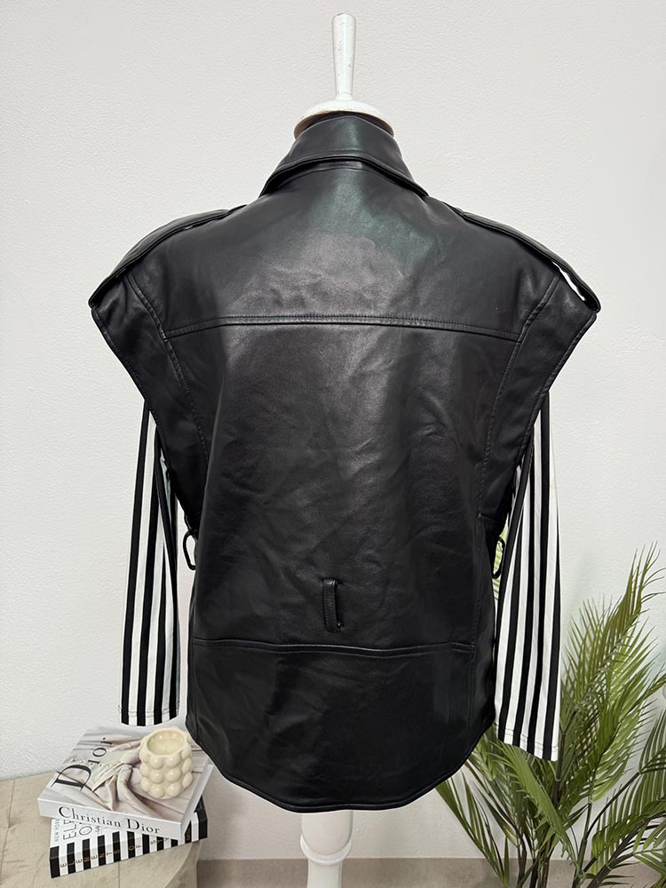 Vesta imitatie piele Clockhouse 42 - imagine 2