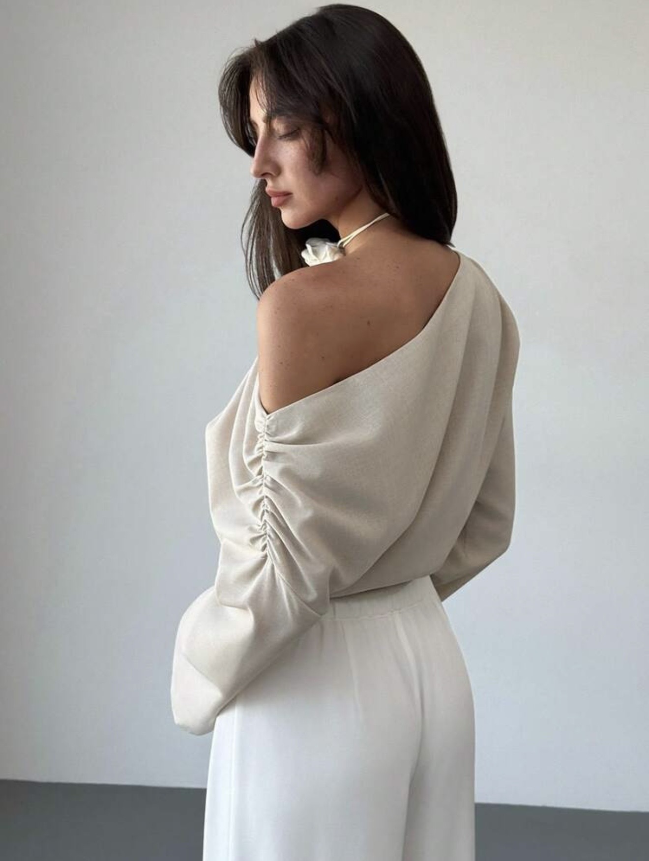 Bluza asimetrica L Shein - imagine 2