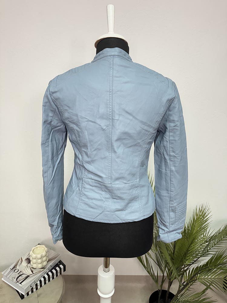 Geaca primavara imitatie piele Villa 34 - imagine 2