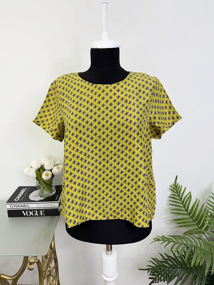 Bluza satinata 100% matase Niu XS