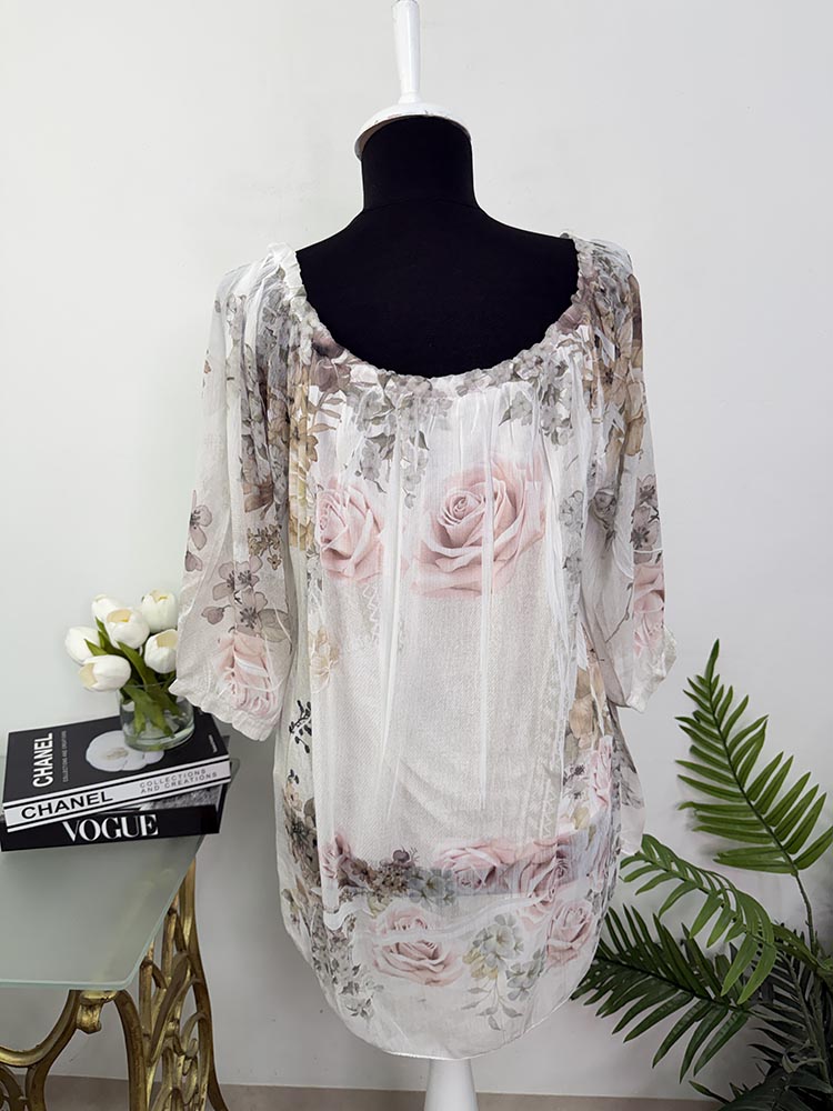 Bluza cu captuseala si umerii goi cam M - imagine 2