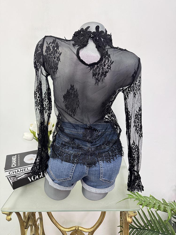 Bluza dantela cam S - imagine 2