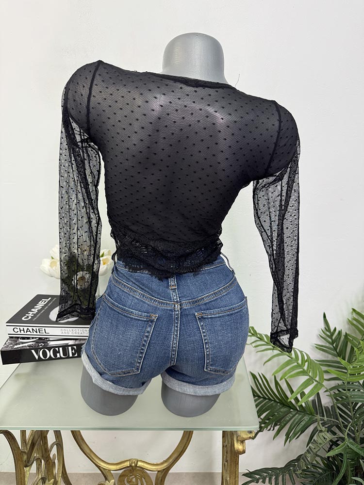 Bluza cu sutien cu burete cam s - imagine 2