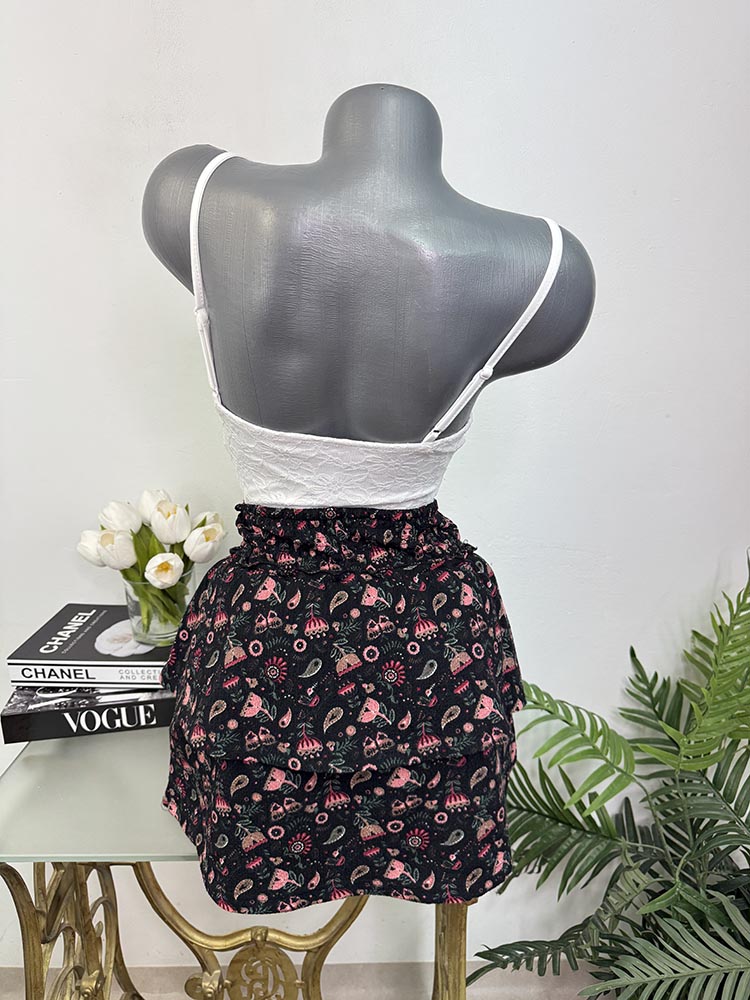 Fusta cu pantaloni scurti 158-164 cam s - imagine 2