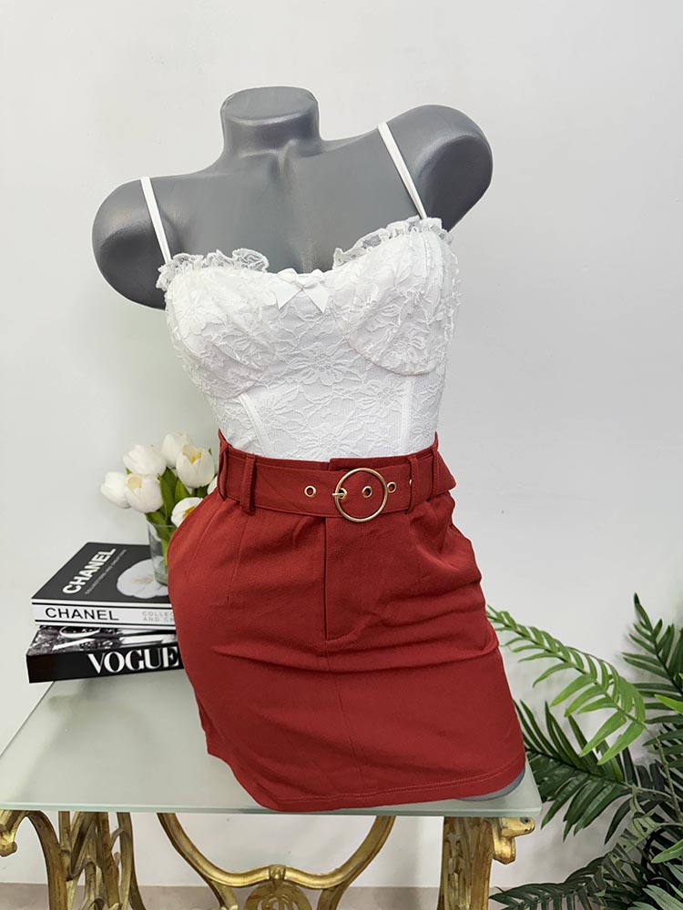 Fusta cu cordon cam s