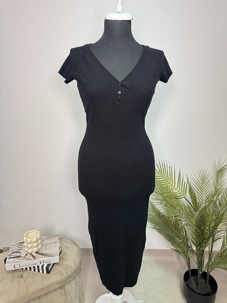 Rochie calitativa tricotat fin Zara M