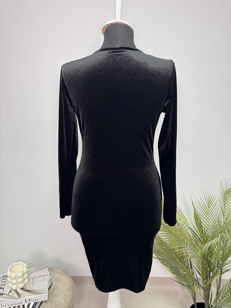 Rochie din catifea XS - imagine 2