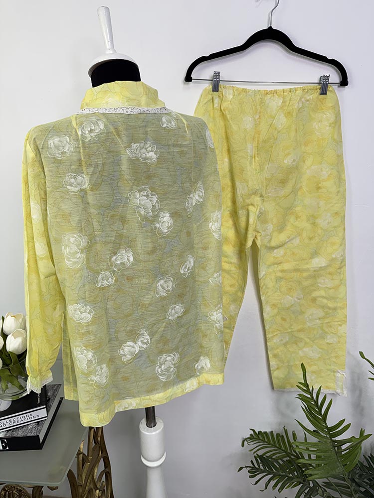 Pijama doua piese transparenta cam M - imagine 2