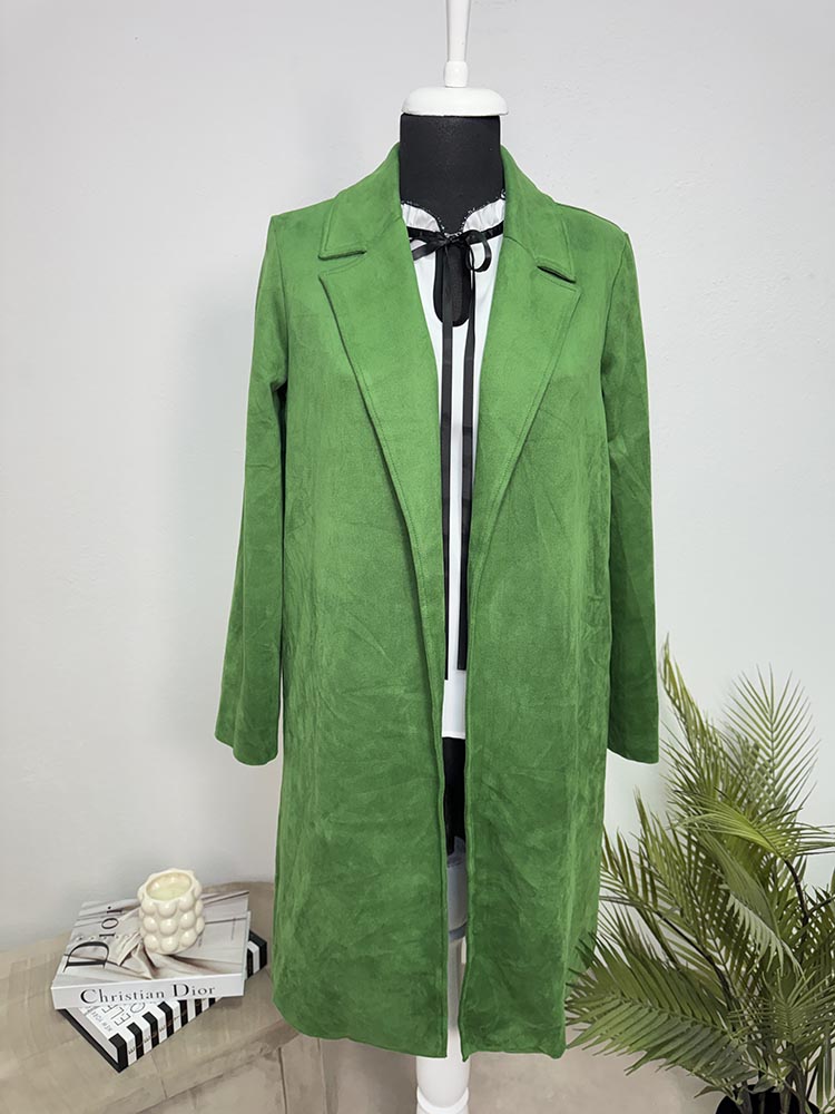Sacou calitativ,deosebit,gen imitatie piele intoarsa Zara XS
