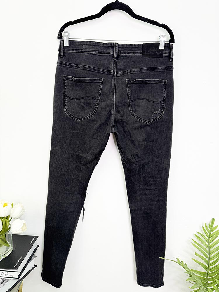 Blugi elastici tapered skinny Lee 32 - imagine 2