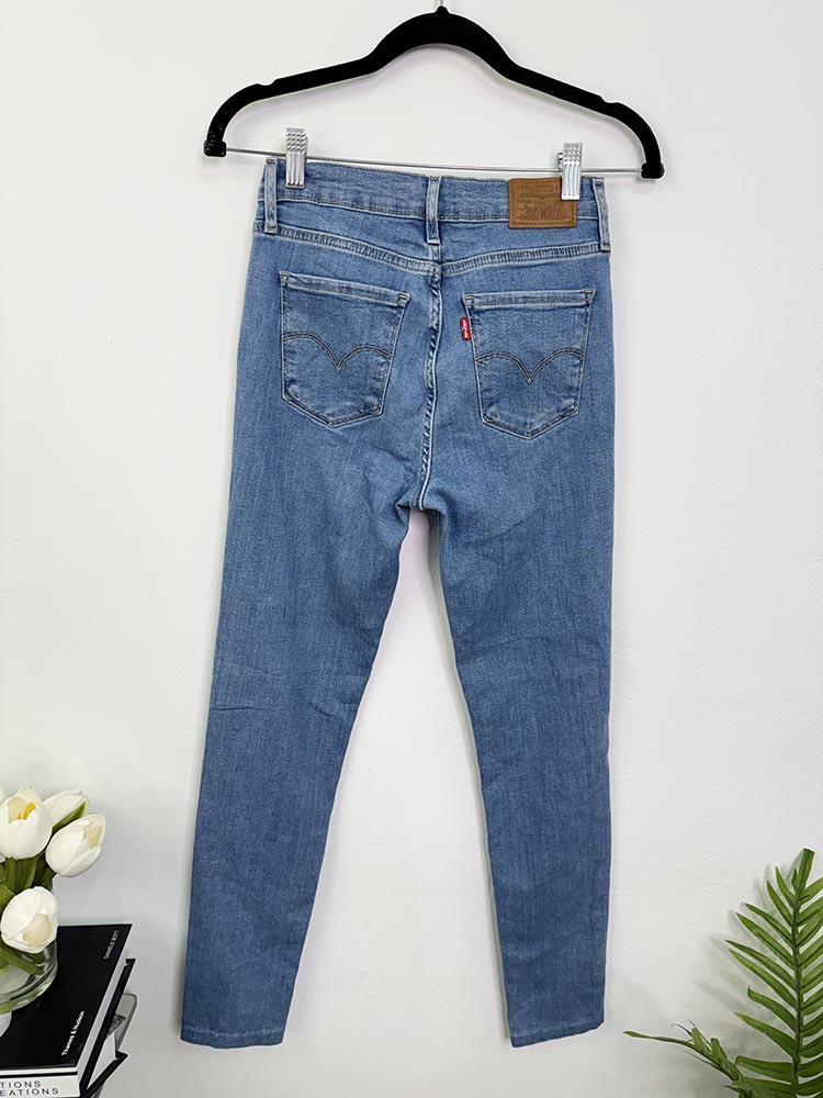 Blugi high rise super skinny Levi's 27 - imagine 2