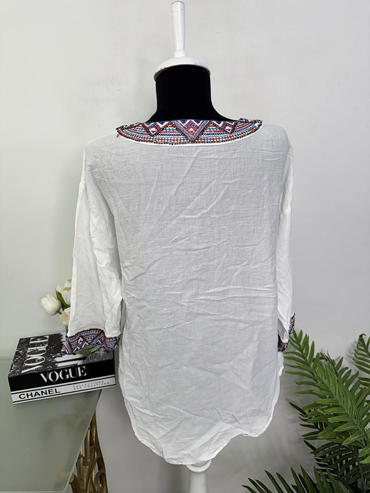 Bluza cu margele Zara M - imagine 2