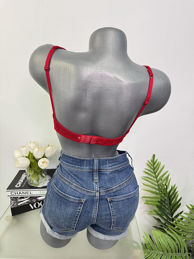 Sutien dantela cu burete push up Tezenis 75B - imagine 2