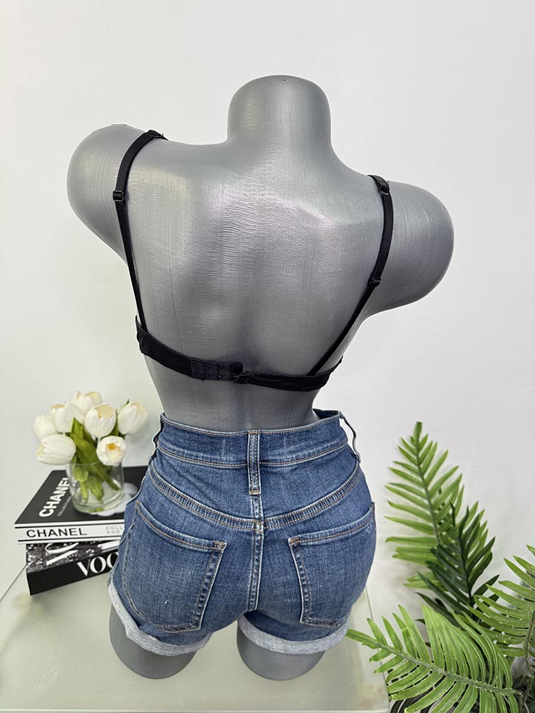 Sutien stralucitor cu burete push up S - imagine 2