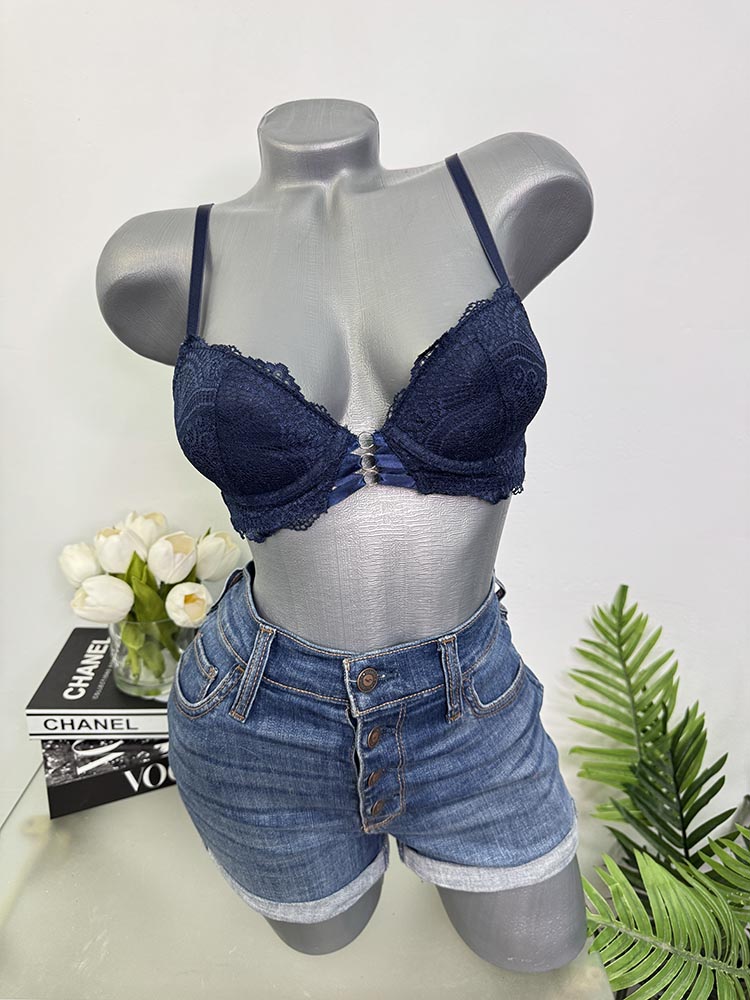 Sutien dantela cu burete push up S