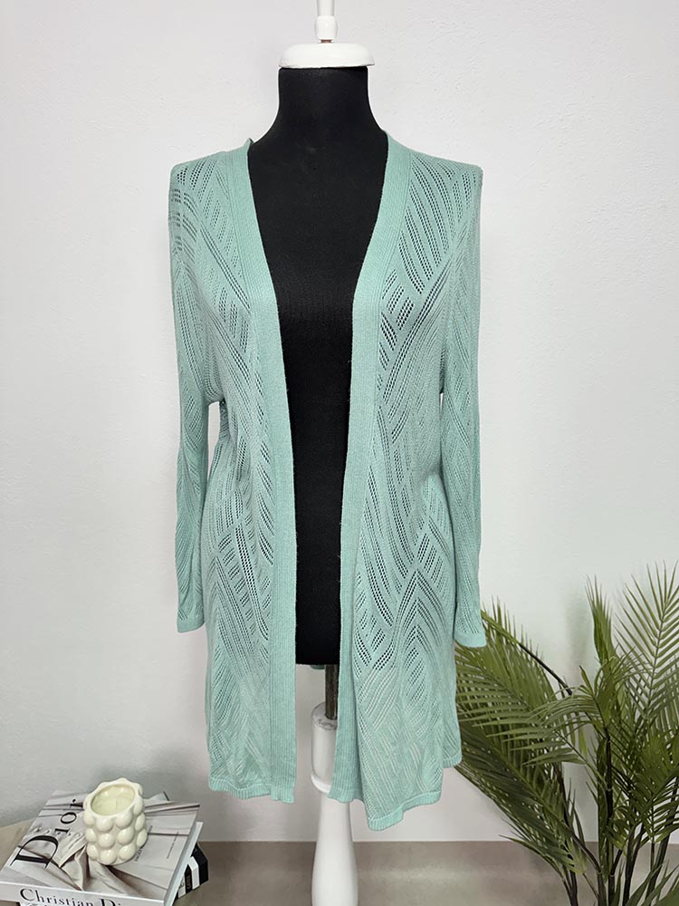 Cardigan tricotata heather 100% vascoza 38