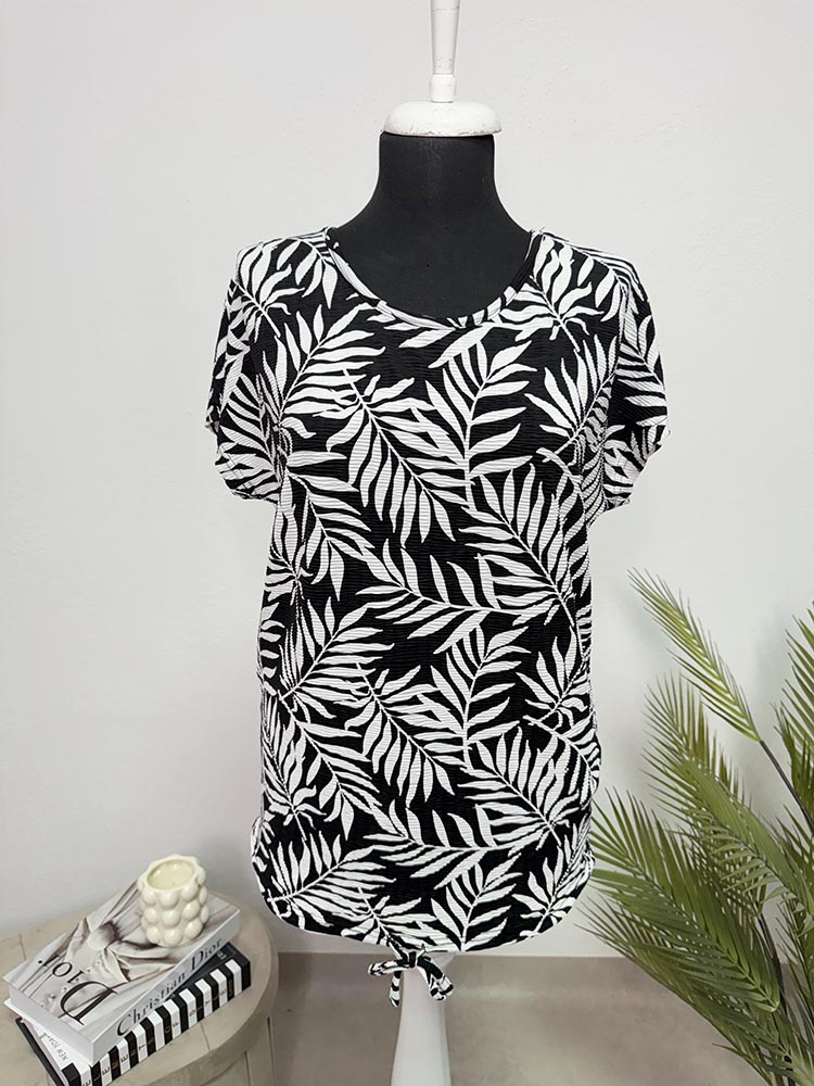 Tricou nou material creponat Janina S