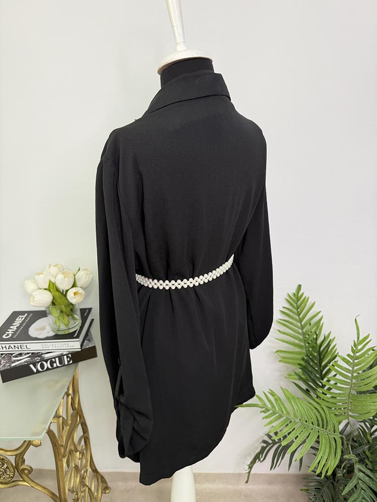 Sacou negru Primark 44 - imagine 2