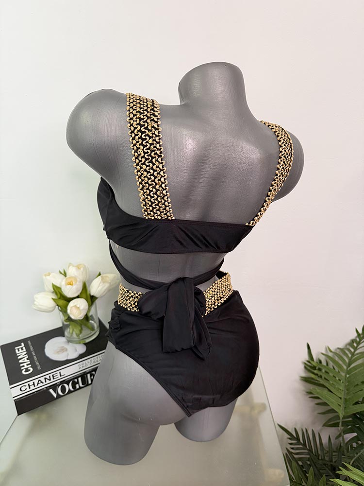 Costum de baie doua piese Shein M - imagine 2