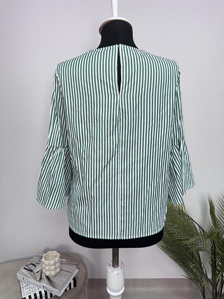 Bluza calitativa cu perle croiala mica Vadim L - imagine 2