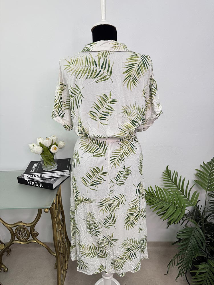Rochie 100%vascoza cu cordon H&M 42 - imagine 2