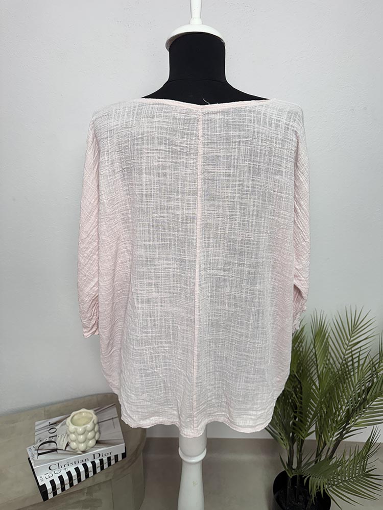 Bluza calitativa 100% bumbac Made in Italy Cam L - imagine 2