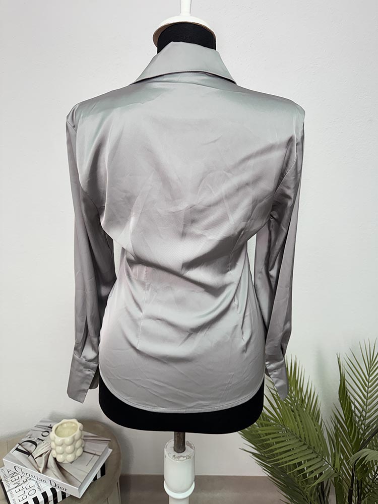 Camasa calitativa,satinat Rinascimento XS - imagine 2