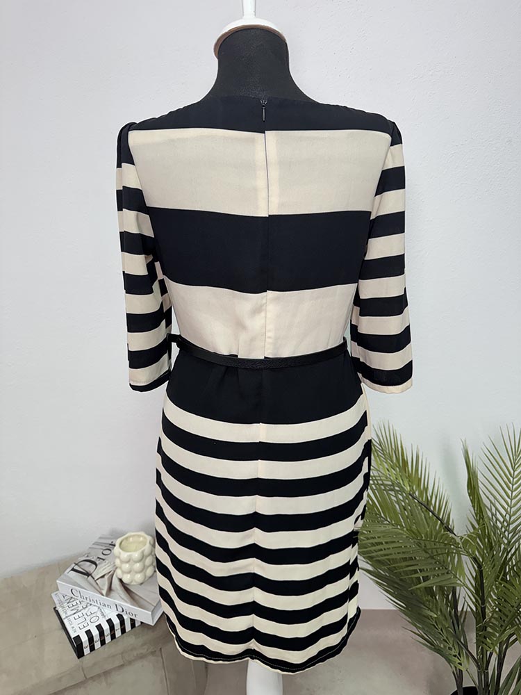Rochie calitativa cu curea noua inclus croiala mica Sandro Ferrone 42 - imagine 2