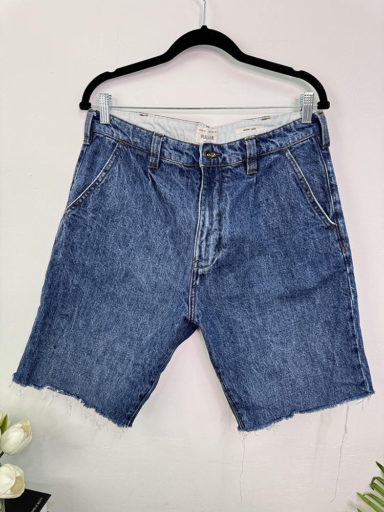 Blugi scurti wide leg Pull&Bear 42