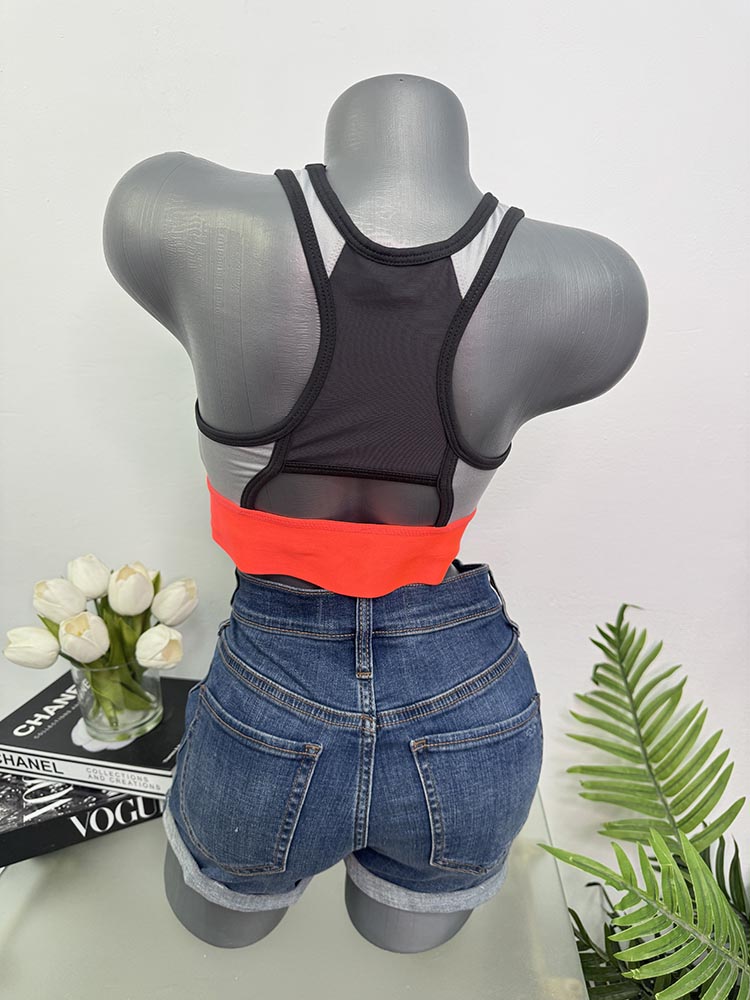 Bustiera sport fara burete H&M cam S-M - imagine 2
