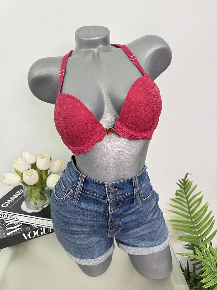 Sutien dantelat cu burete push up Manguun 80A