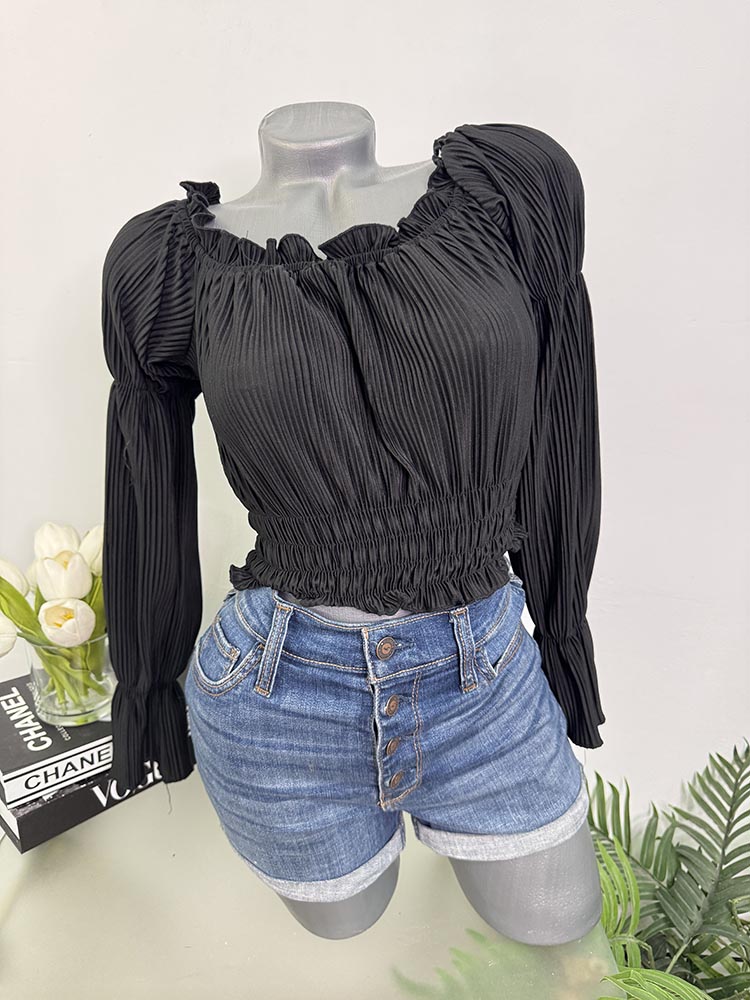 Bluza cropp cu elastic Amisu XS