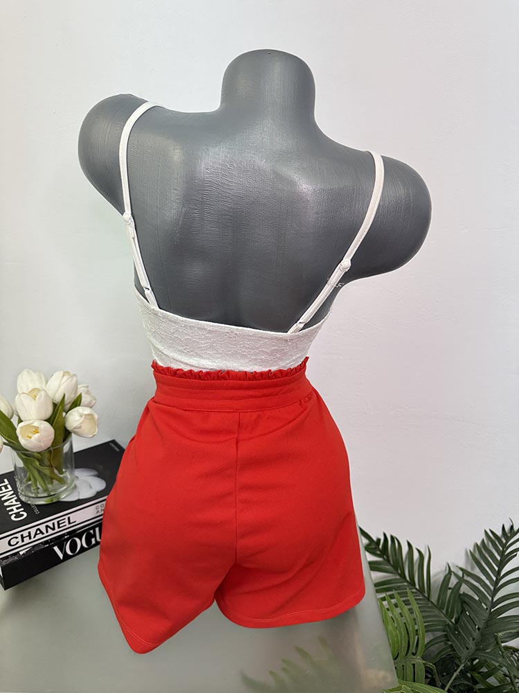 Pantaloni scurti cu snur Jacqueline de Yong M - imagine 2