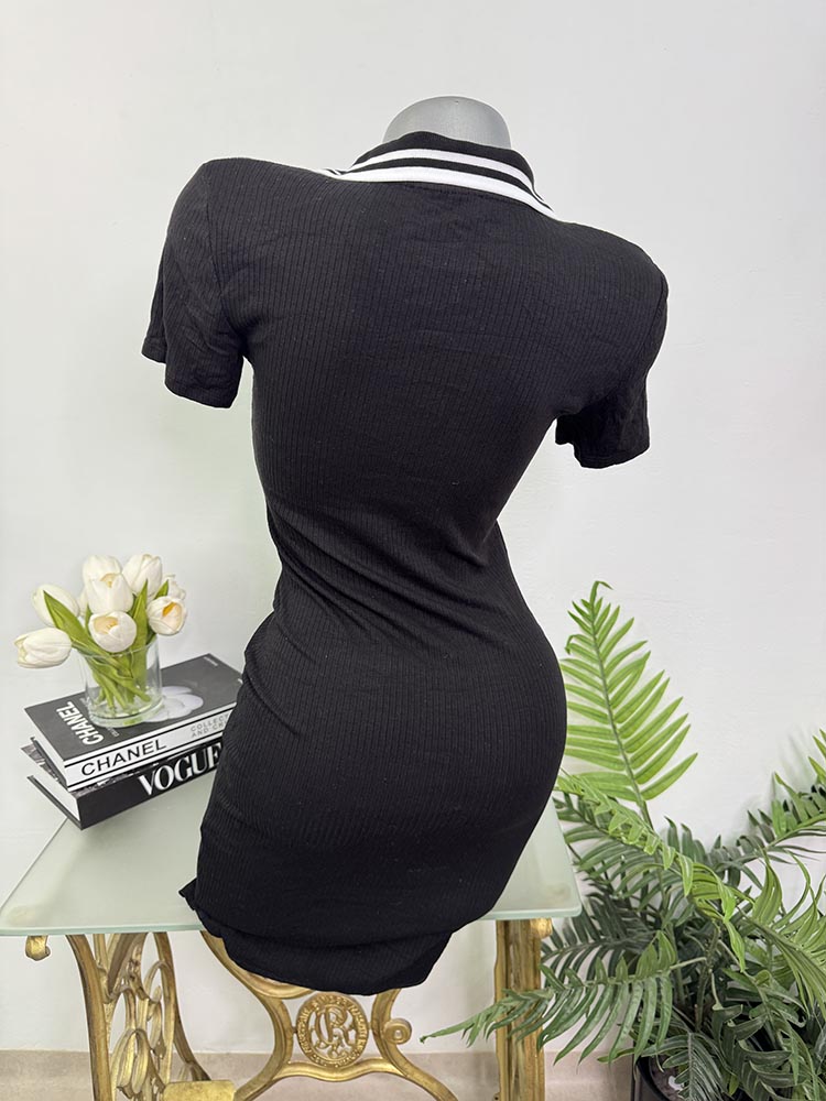 Rochie tricotata subtire cam S - imagine 2