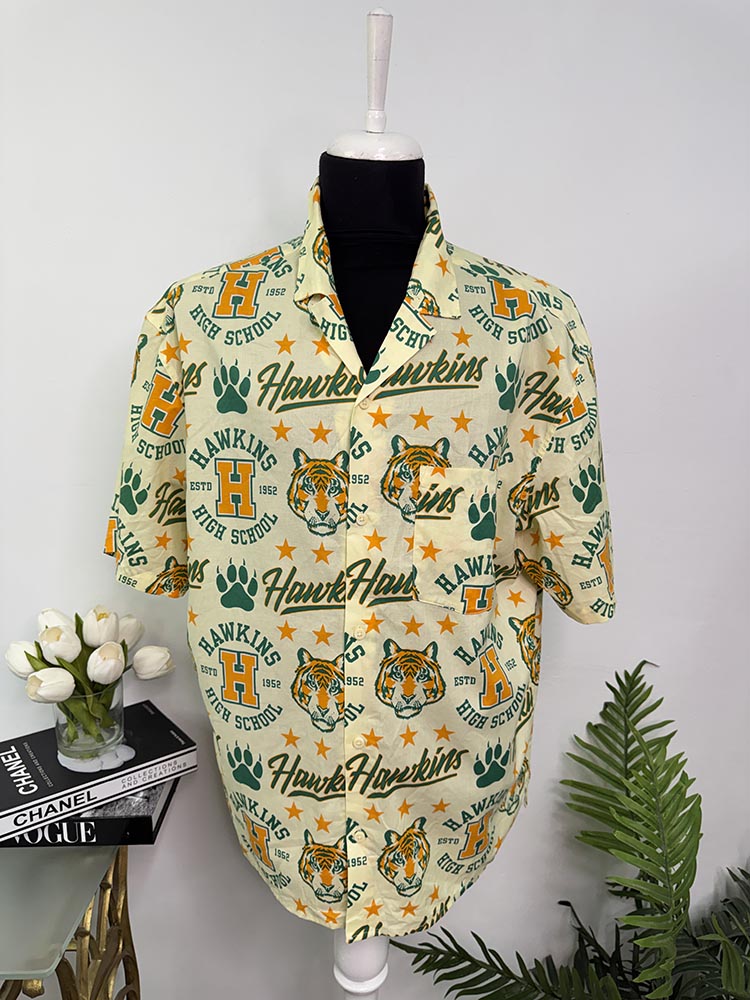 Camasa maneca scurta relaxed fit H&M XL
