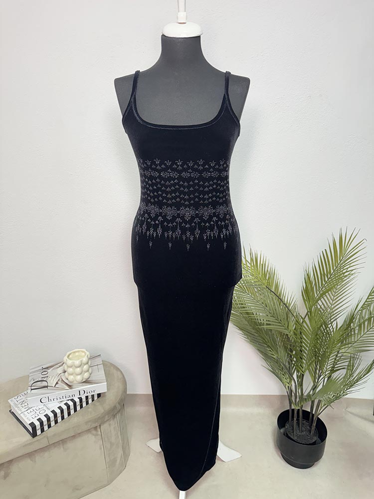 Rochie calitativa,catifea Motivi S