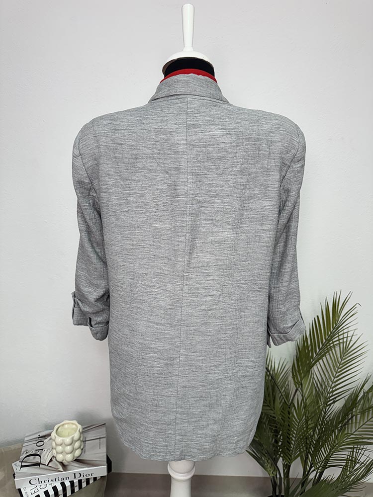 Sacou lung cu burete Zara M - imagine 2