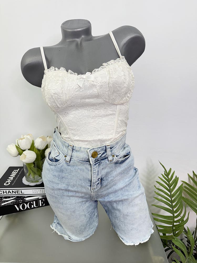 Pantaloni scurti blugi cam S
