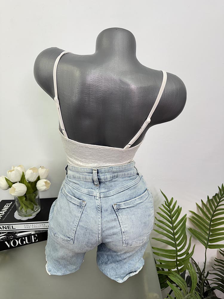Pantaloni scurti blugi cam S - imagine 2