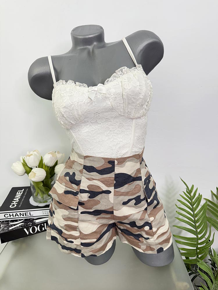 Pantaloni scurti in bumbac Zara S